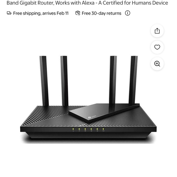 TP-Link Black Networking Router - Picture 5 of 5